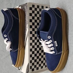 Vans Men's Skate Chukka Low Dress Blue/Gum Size 12